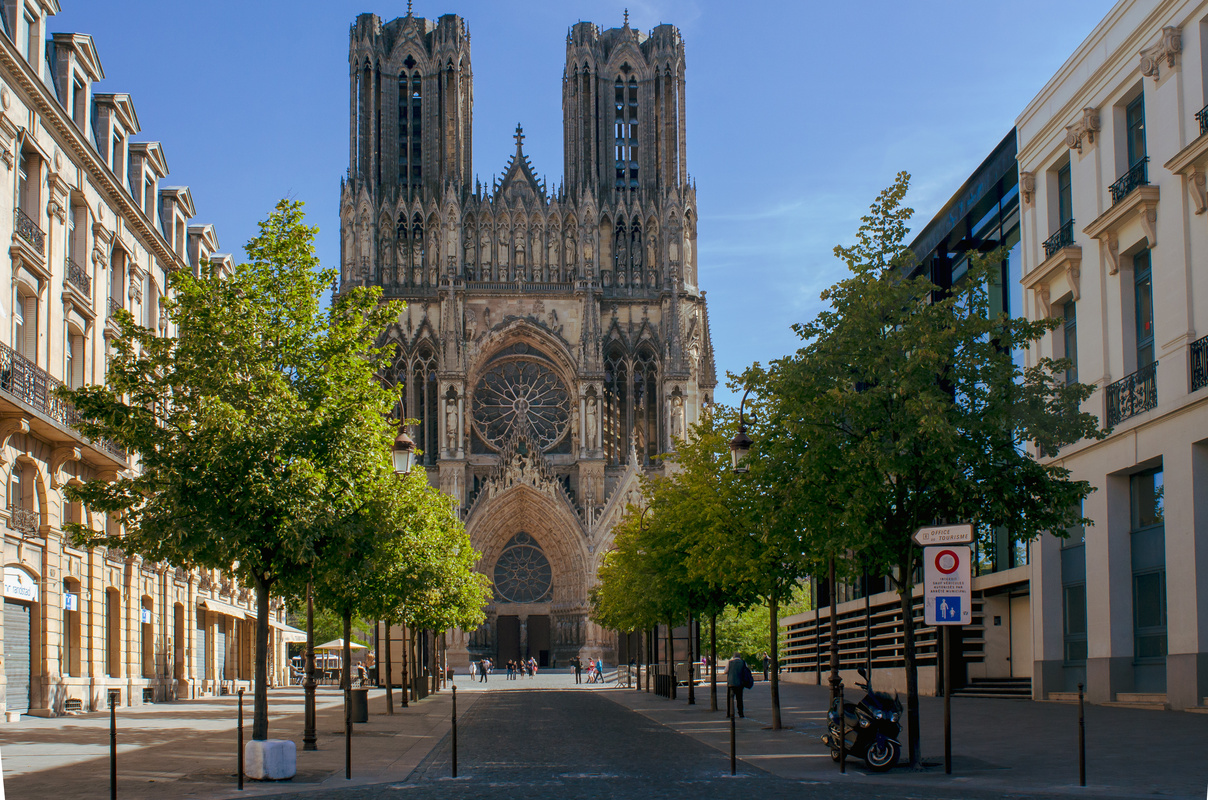 centre-ville de Reims - cathédrale ZFE