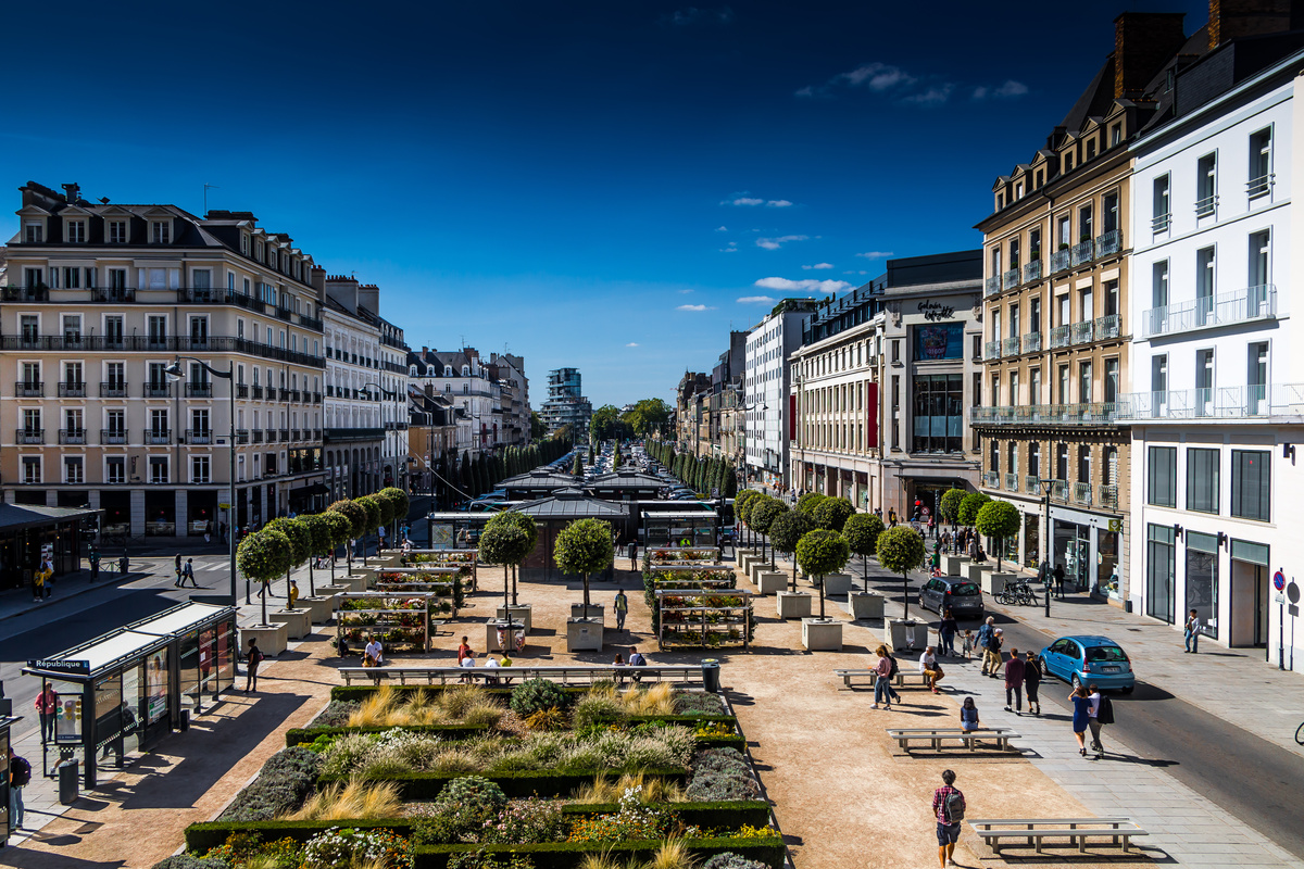 Centre-ville de Rennes - Bretagne - ZFE