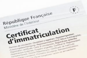 duplicata certificat d'immatriculation