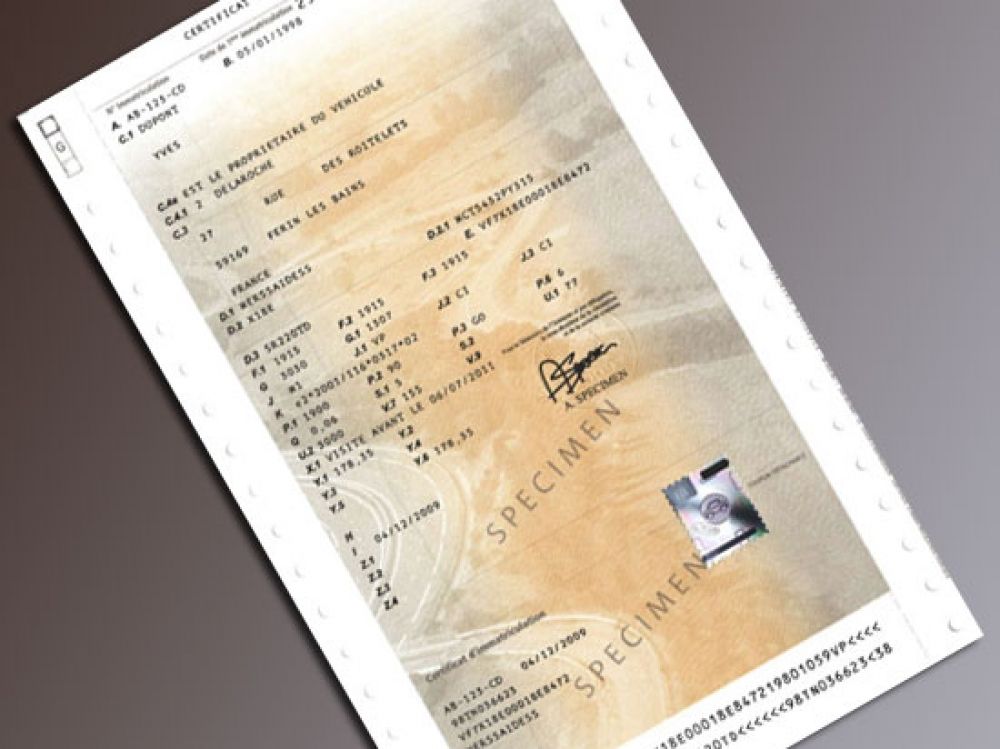 carte grise voiture