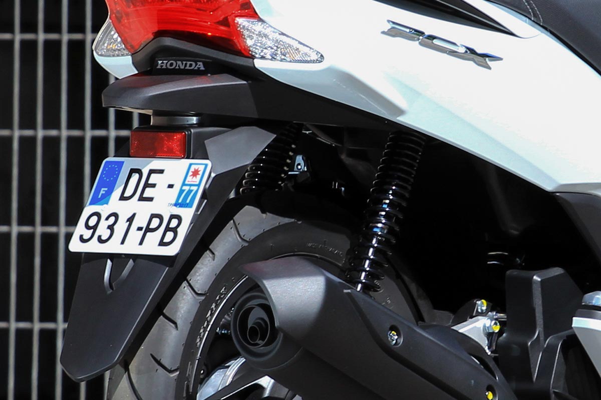 Plaque d'immatriculation moto