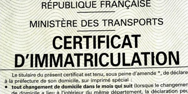 certificat immatriculation détails