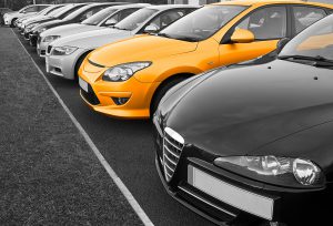 parc automobile voitures de commerciaux