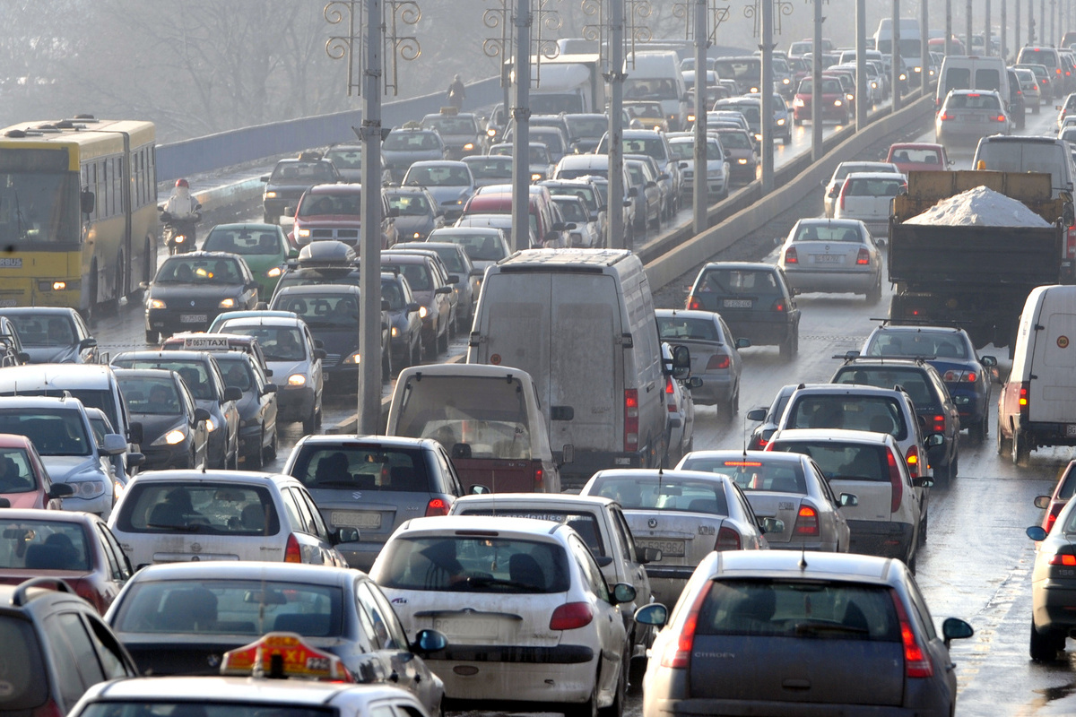 embouteillage et pollution