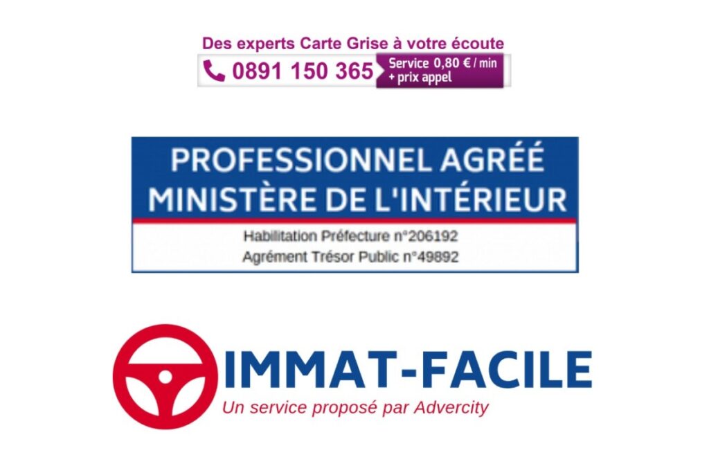 Un guichet carte grise habilité et agréé